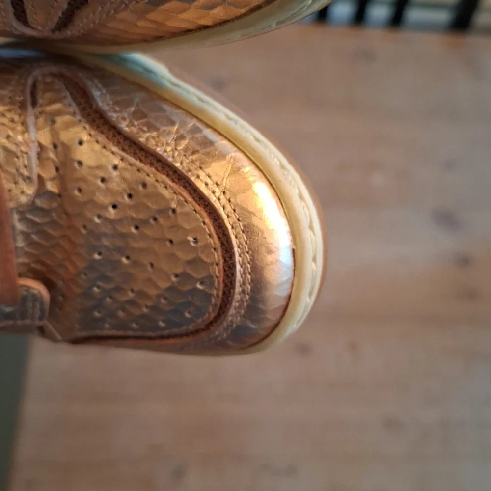 Nike Women's Premium Sky High/Wedge Dunks in Rose Gold Snakeskin (Size US 5.5) - Picture 11 of 11